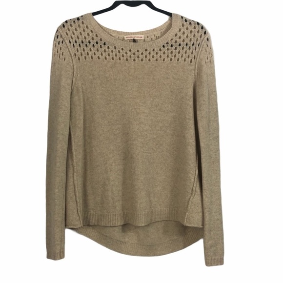 Rebecca Taylor Sweater with mixed stiching - Picture 1 of 4